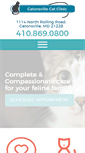 Mobile Screenshot of catonsvillecatclinic.com